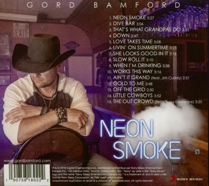 Neon Smoke Album Back